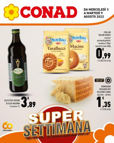 Offerte di Iper Supermercati a Sciacca | Super Settimana in Conad | 3/8/2022 - 9/8/2022