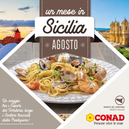 Volantino Conad a Sciacca | Un mese in Sicilia | 1/8/2022 - 31/8/2022