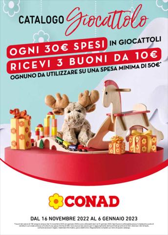 Volantino Conad a Fiumicino | Catalogo giocattolo | 16/11/2022 - 6/1/2023