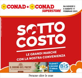 Volantino Conad a Forlì | Sotto Costo | 2/2/2023 - 11/2/2023