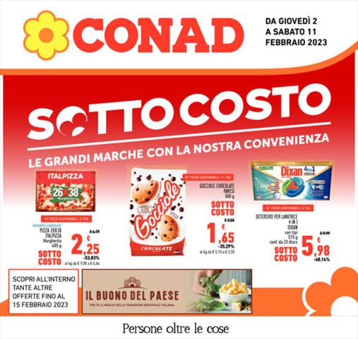 Volantino Conad a Torino | Sottocosto | 2/2/2023 - 15/2/2023