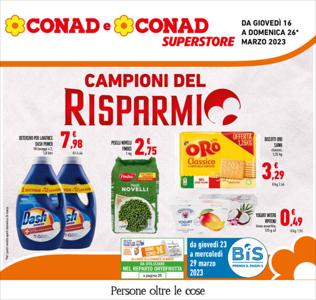 Volantino Conad | Campioni del risparmio | 16/3/2023 - 26/3/2023