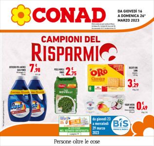 Volantino Conad | Campioni del risparmio | 16/3/2023 - 26/3/2023