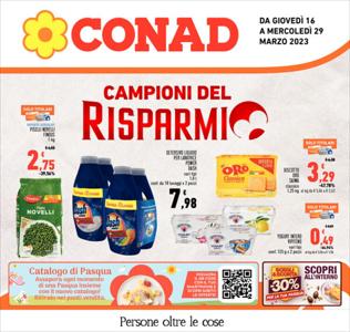 Offerte di Iper Supermercati a Cagliari | Campioni del risparmio in Conad | 16/3/2023 - 29/3/2023