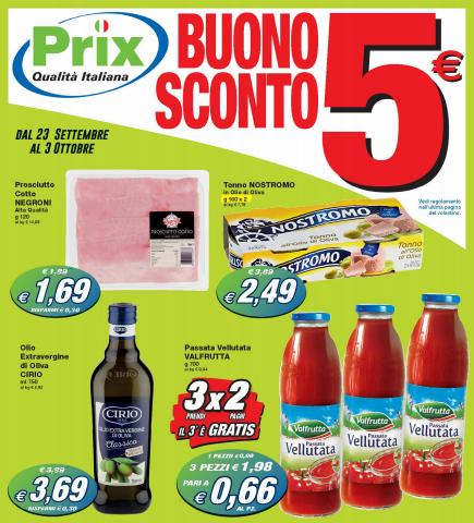 Offerte di Discount a Brescia | Volantino Prix Quality in Prix Quality | 23/9/2022 - 3/10/2022