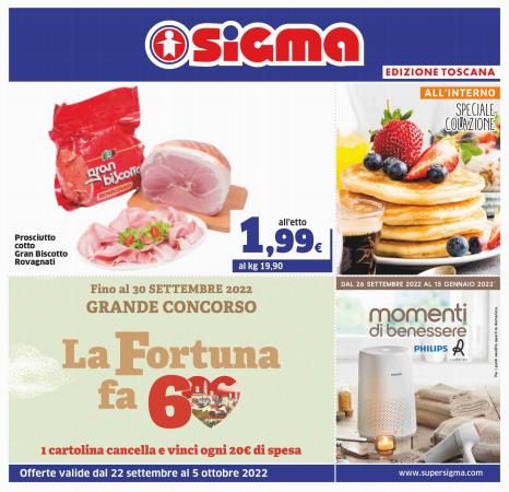 Volantino Sigma a Firenze | Offerte Sigma | 22/9/2022 - 5/10/2022