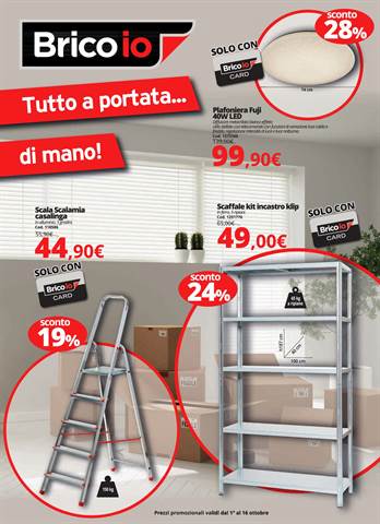 Offerte di Bricolage e Giardino a Saronno | 100% CASH BLACK in Brico Io | 15/9/2022 - 16/10/2022