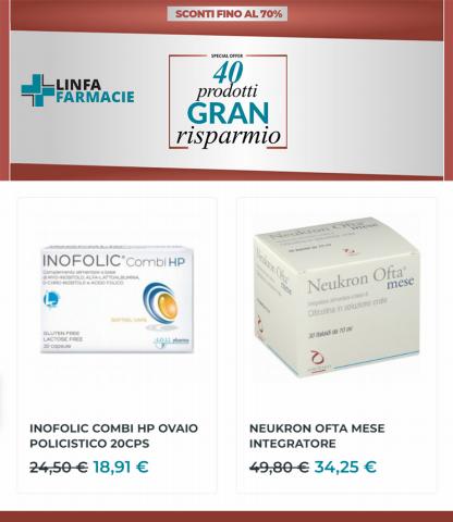 Volantino Linfa Farmacie | PRODOTTI GRAN RISPARMIO! | 21/11/2022 - 5/12/2022