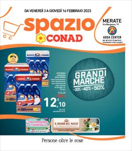 Volantino Spazio Conad a Monza | Grandi Marche | 3/2/2023 - 16/2/2023