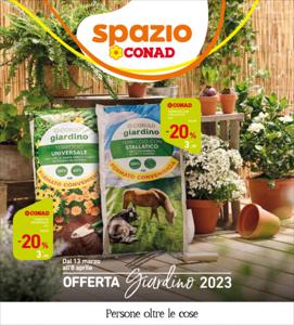 Volantino Spazio Conad a Roma | Offerta giardino 2023 | 13/3/2023 - 8/4/2023