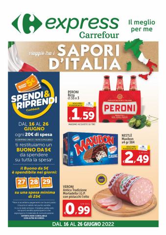 Volantino Carrefour Sud Italia Express a Bari | Offerte Carrefour Sud Italia Express | 17/6/2022 - 26/6/2022