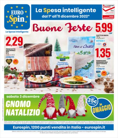 Offerte di Iper Supermercati a Napoli | Buone Feste in Eurospin | 1/12/2022 - 11/12/2022