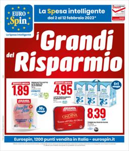 Volantino Eurospin a Anzio | I Grandi del Risparmio | 2/2/2023 - 12/2/2023