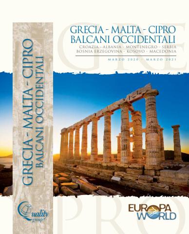 Catalogo Quality Group | Grecia,Malta,Cipro, Balcani occidentali | 1/3/2020 - 31/12/2022
