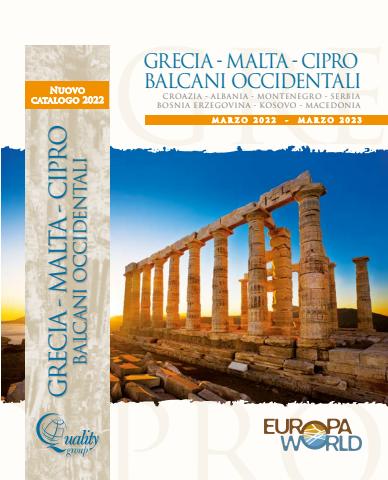Offerte di Viaggi a Catania | Grecia,Malta,Cipro, Balcani occidentali in Quality Group | 1/3/2020 - 31/3/2023
