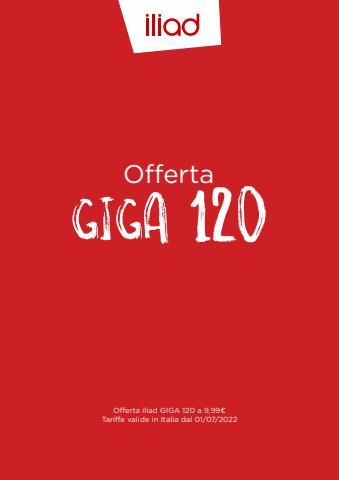 Offerte di Elettronica e Informatica a Messina | Offerta Giga 120 in iliad | 16/9/2022 - 30/9/2022