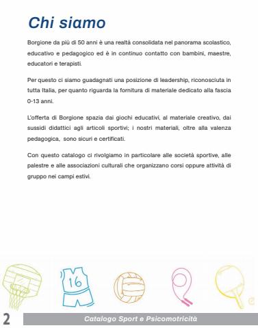 Catalogo Borgione | Sport Psicomotricita | 29/3/2022 - 31/8/2022