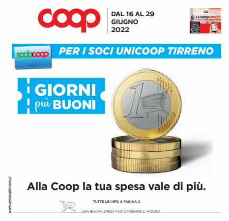 Volantino Coop Unicoop Tirreno a Viareggio | Volantino COOP - Unicoop Tirreno | 16/6/2022 - 29/6/2022