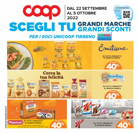 Volantino Coop Unicoop Tirreno a Sarzana | Volantino COOP - Unicoop Tirreno | 22/9/2022 - 5/10/2022