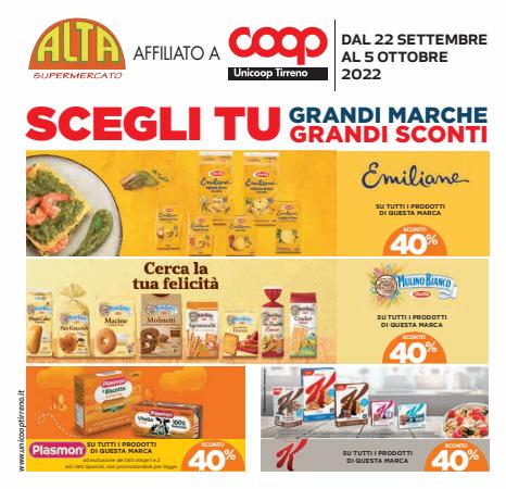 Volantino Coop Unicoop Tirreno a Roma | Volantino COOP - Unicoop Tirreno | 22/9/2022 - 5/10/2022