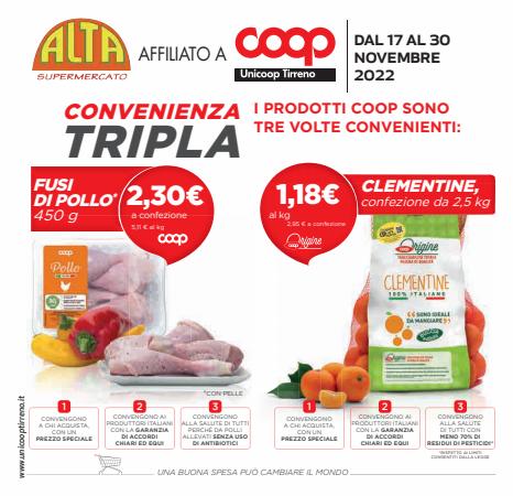 Offerte di Iper Supermercati a Roma | Volantino COOP - Unicoop Tirreno in Coop Unicoop Tirreno | 17/11/2022 - 30/11/2022