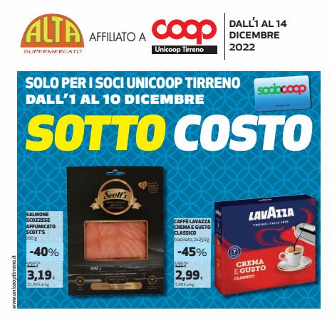 Volantino Coop Unicoop Tirreno a Fiumicino | Volantino COOP - Unicoop Tirreno | 1/12/2022 - 14/12/2022