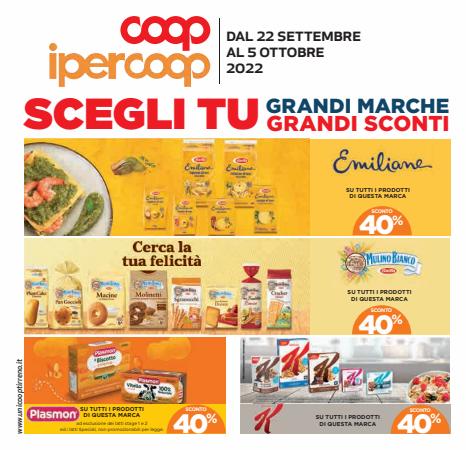 Offerte di Iper Supermercati a Fiumicino | Volantino COOP - Unicoop Tirreno in Ipercoop Unicoop Tirreno | 22/9/2022 - 5/10/2022