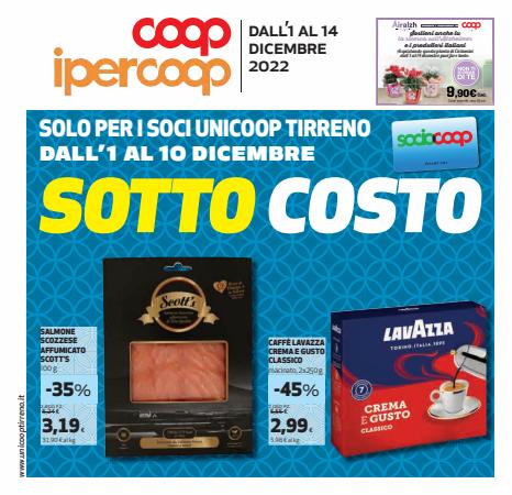Volantino Ipercoop Unicoop Tirreno a Roma | Volantino COOP - Unicoop Tirreno | 1/12/2022 - 14/12/2022