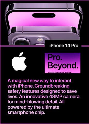Volantino Apple a Roma | iPhone 14 Pro | 14/2/2023 - 14/8/2023