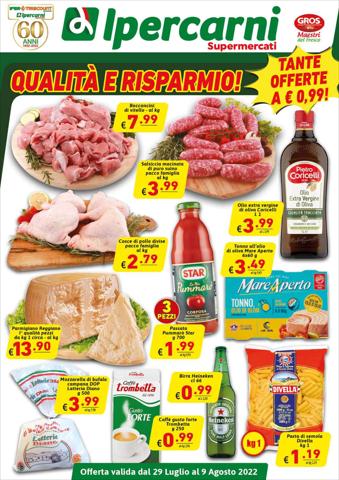 Volantino Ipercarni | Qualit&agrave; e Risparmio! | 29/7/2022 - 9/8/2022