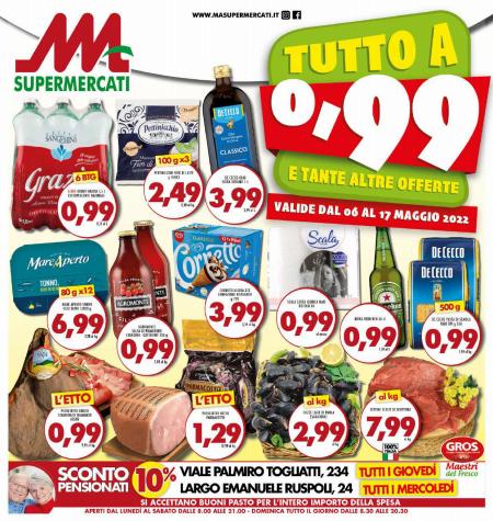 Catalogo MA Supermercati | Volantino MA Supermercati | 5/5/2022 - 17/5/2022