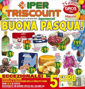 Offerta a pagina 13 del volantino Buona Pasqua! di Ipertriscount