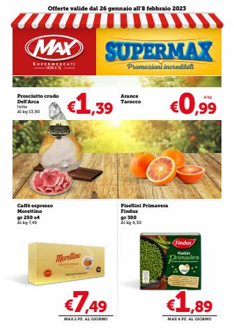 Volantino Max Supermercati | Volantino Max Supermercati | 25/1/2023 - 8/2/2023