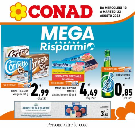 Offerte di Iper Supermercati a Bari | Mega risparmio in Conad Adriatico | 10/8/2022 - 23/8/2022