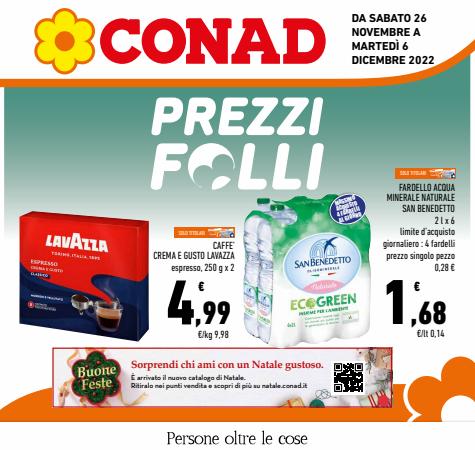 Volantino Conad Adriatico a Lanciano | Prezzi Folli | 26/11/2022 - 6/12/2022