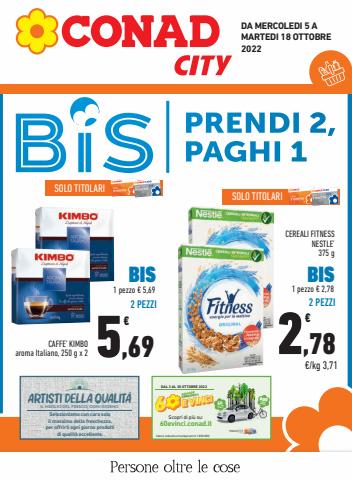 Offerte di Iper Supermercati a Foggia | BIS Prendi 2, paghi 1 in Conad City Adriatico | 5/10/2022 - 18/10/2022