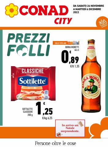 Offerte di Iper Supermercati a Bari | Prezzi folli in Conad City Adriatico | 26/11/2022 - 6/12/2022