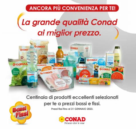 Offerte di Iper Supermercati a Andria | Bassi e fissi in Conad City Adriatico | 1/12/2022 - 31/1/2023