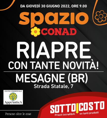 Volantino Spazio Conad Adriatico a Brindisi | Offerte Spazio Conad Adriatico | 30/6/2022 - 9/7/2022