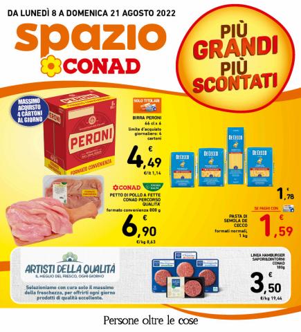 Offerte di Iper Supermercati a Bari | Più grandi più scontati in Spazio Conad Adriatico | 8/8/2022 - 21/8/2022