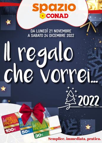 Volantino Spazio Conad Adriatico a San Severo | Catalogo idee regalo | 21/11/2022 - 24/12/2022