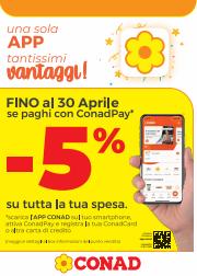Volantino Spazio Conad Adriatico | Sconto 5% con Conad Pay | 1/3/2023 - 30/4/2023