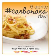 Volantino Spazio Conad Adriatico | Carbonara Day | 30/3/2023 - 8/4/2023