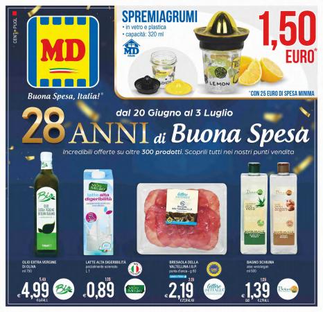 Volantino MD Discount a Roma | Offerte MD Discount | 28/6/2022 - 3/7/2022