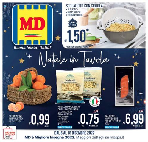 Volantino MD Discount | Natale in Tavola | 6/12/2022 - 18/12/2022