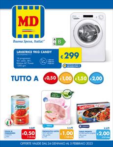 Offerte di Discount a Modena | Tutto a 0.50€ 1.00€ 1.50€ 2.00€ in MD Discount | 24/1/2023 - 5/2/2023