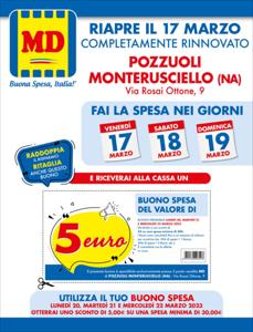 Volantino MD Discount a Napoli | Tutto a 1€ | 17/3/2023 - 26/3/2023