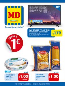 Volantino MD Discount | Tutto a 1€ | 14/3/2023 - 26/3/2023
