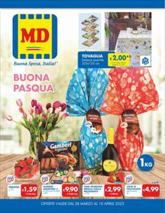 Volantino MD Discount a Cosenza | Buona Pasqua | 28/3/2023 - 10/4/2023