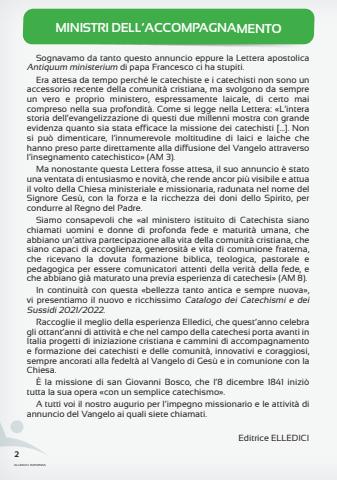 Catalogo Elledici | Catalogo Catechismi e sussidi | 8/3/2022 - 30/6/2022